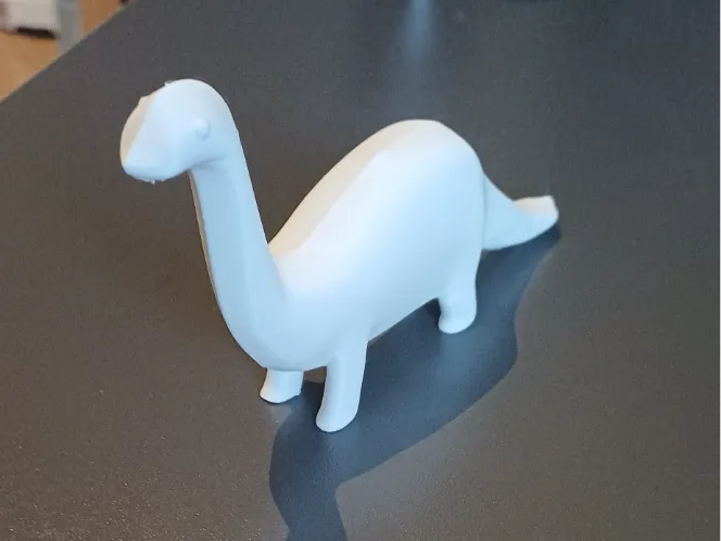 Little Cute White Dino