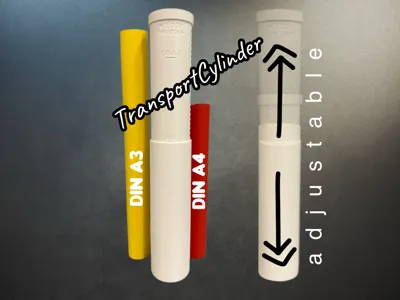 Adjustable Transport Cylinder for DINA3 DINA4