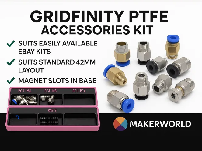 Gridfinity Set - PTFE Accessory Kit