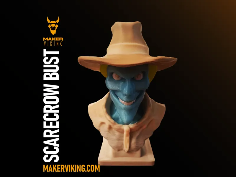 Scarecrow Bust - 3D Printable Halloween Horror