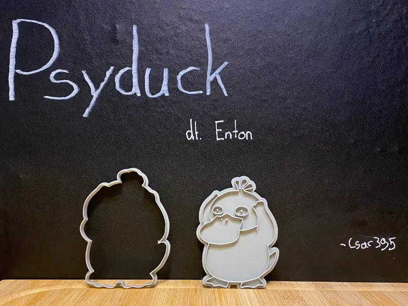 Psyduck Plätzchenausstecher + Stempel
