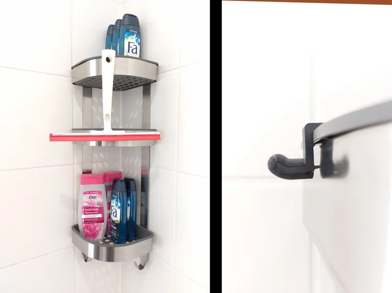 IKEA BROGRUND Corner Shelf clip-on Hook
