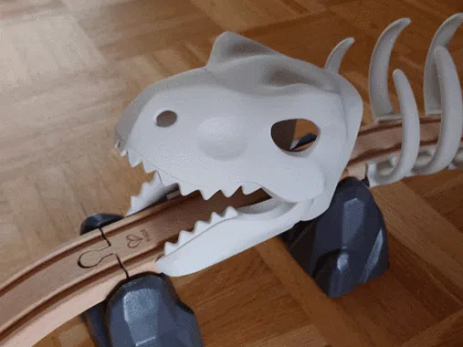 Özel Tasarım Dinozor İskeleti Süs - Dekoratif Koleksiyonluk Biblo