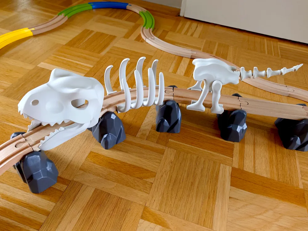 Özel Tasarım Dinozor İskeleti Süs - Dekoratif Koleksiyonluk Biblo