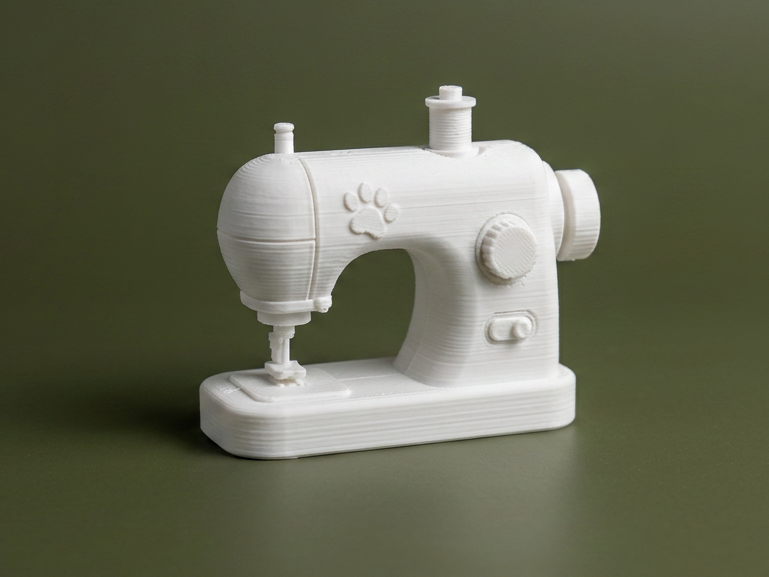 Dollhouse Sewing Machine 3D Model