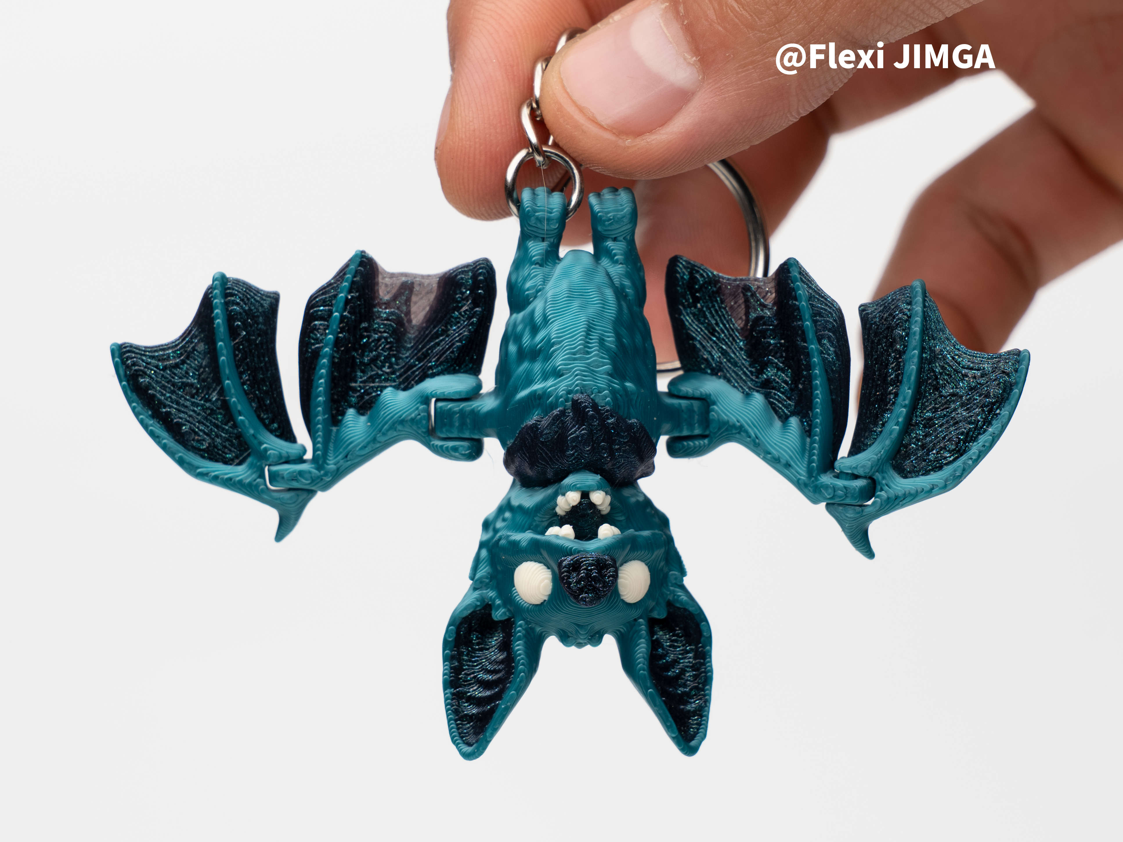 Miniatura 2 do modelo 3D Tiny Bat | Articulated & Keychain