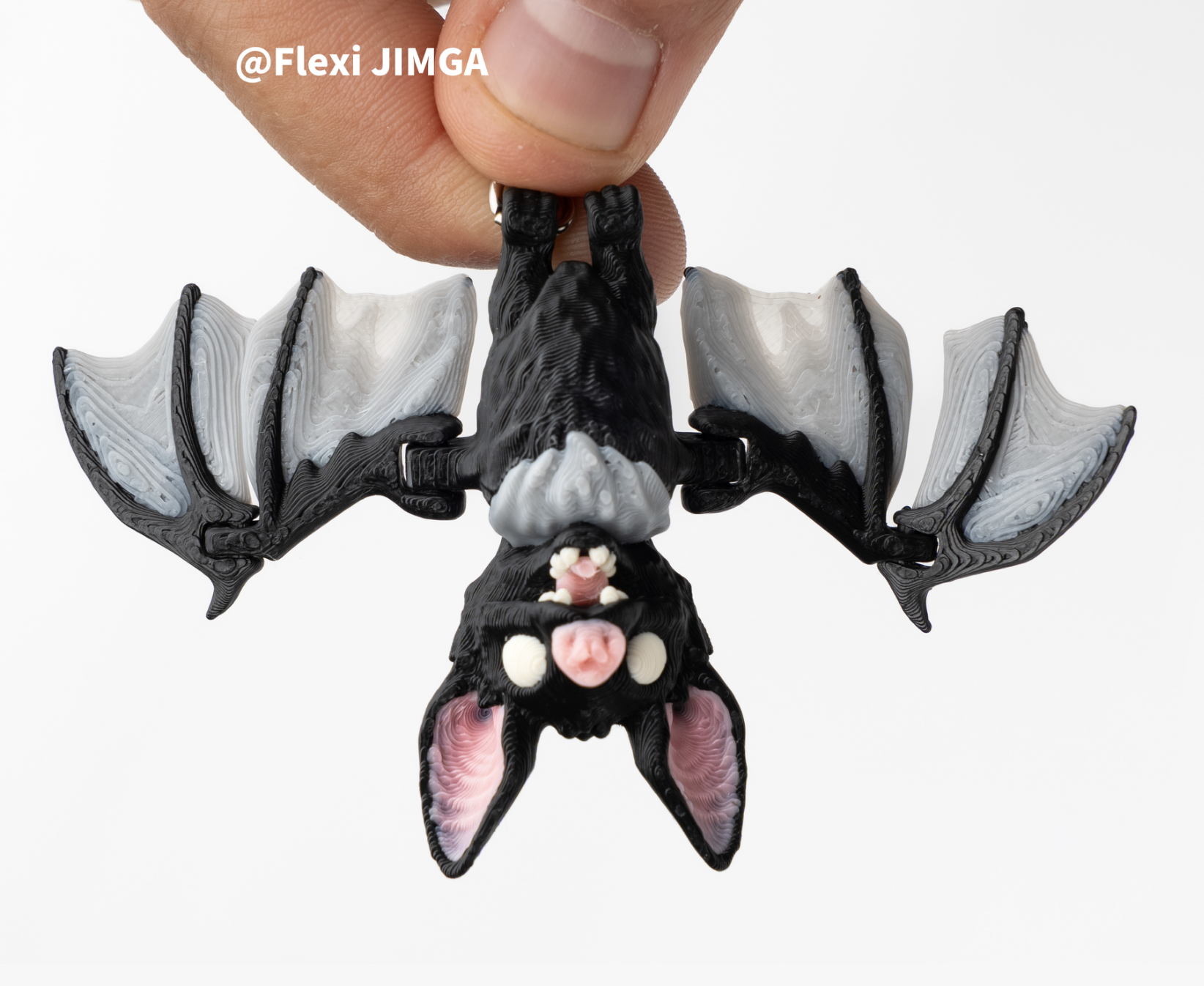 Miniatura 3 do modelo 3D Tiny Bat | Articulated & Keychain