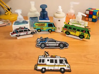 Iconic Vehicles Magnets  – 80s & 90s Edition