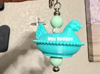 Keychain Hen