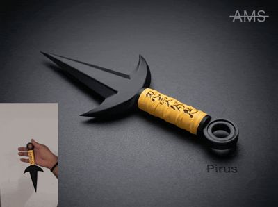 Minato's Hiraishin Kunai - (with Ring Spinner!)