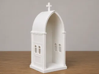 Oratório Capela Para Santos Decorativo