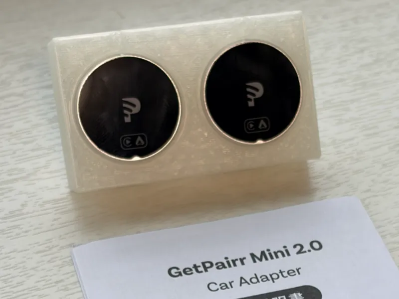 Holder for Two GetPairr Mini 2.0 CarPlay Adapters