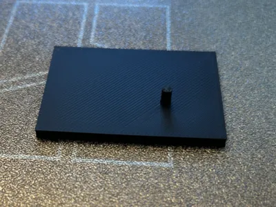 Action figure stand / base - peg is 2.9mm x 5mm