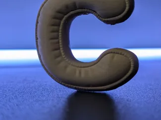 Alphabet Pillow: Letter C Cushion