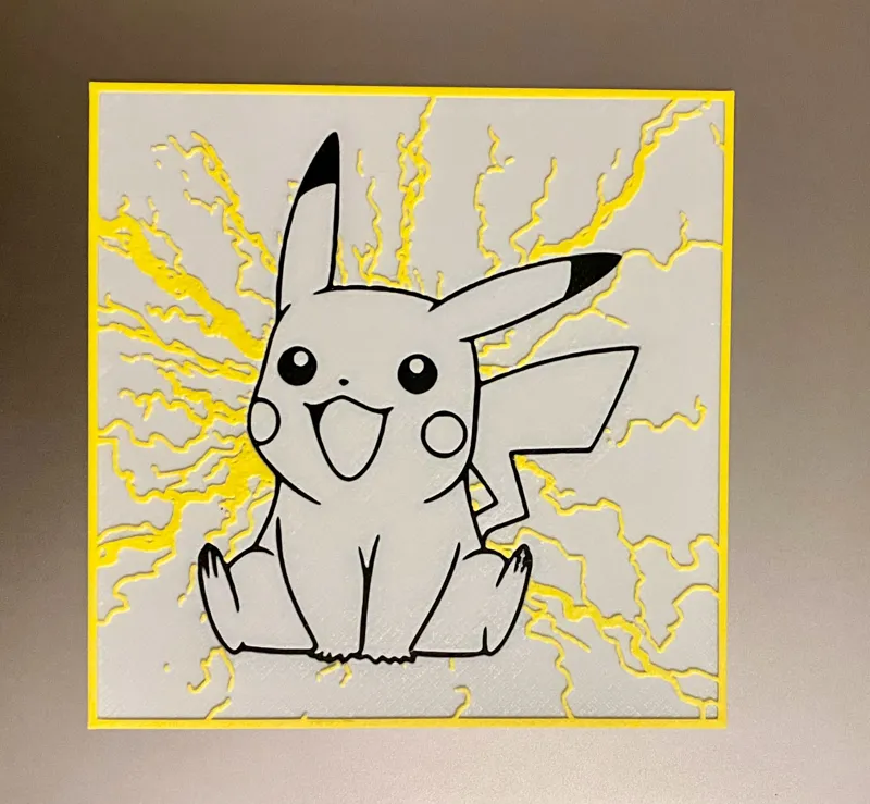 HueForge Pikachu
