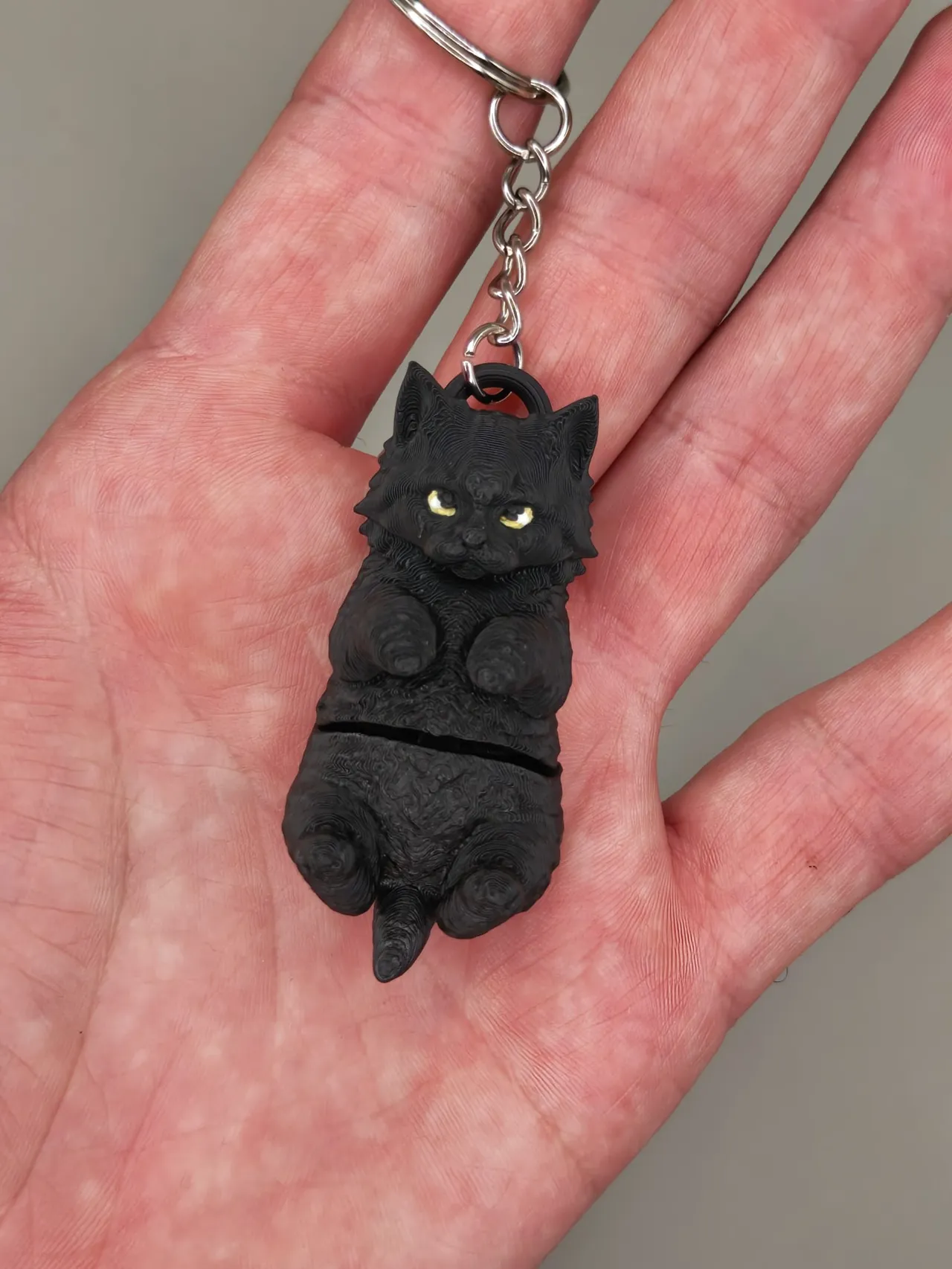 Cute Cat Keychain Toy – Articulated Flexi Kitty view 3