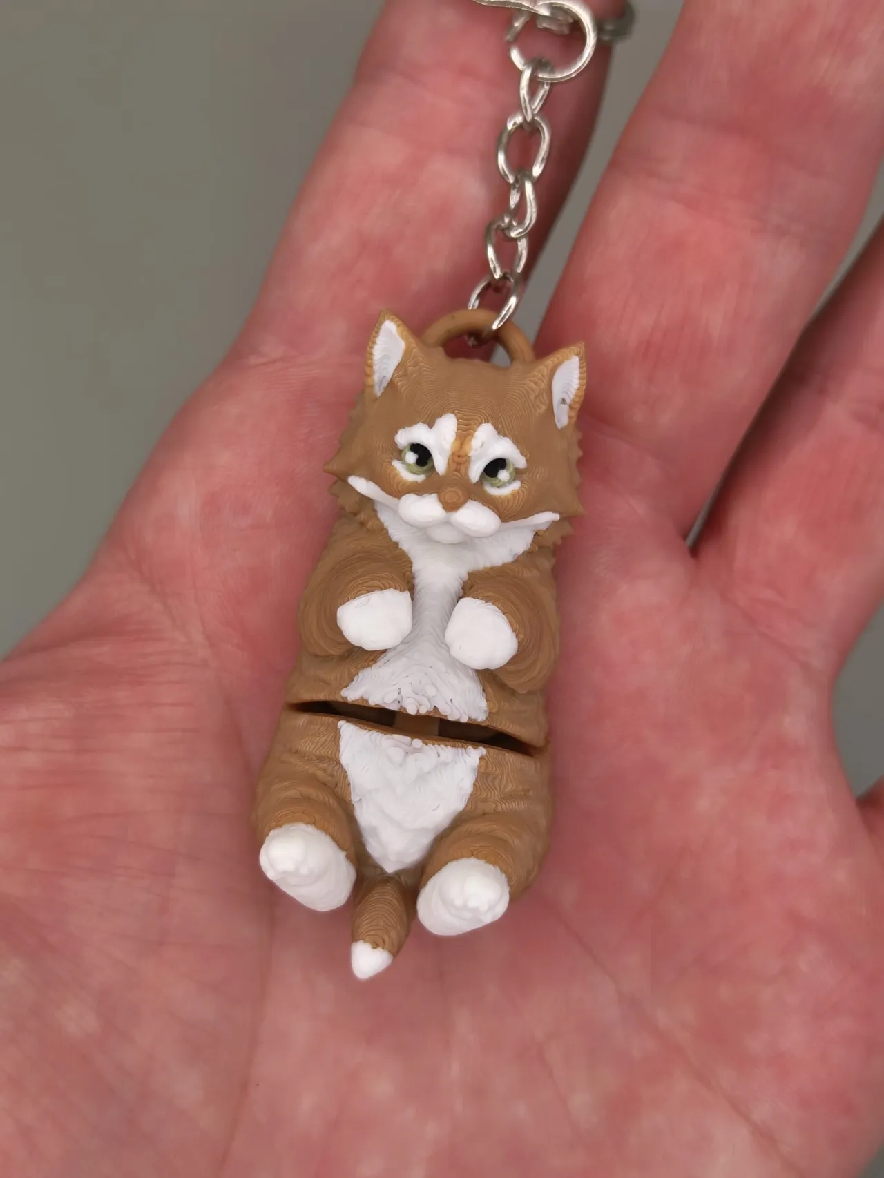 Cute Cat Keychain Toy – Articulated Flexi Kitty view 4