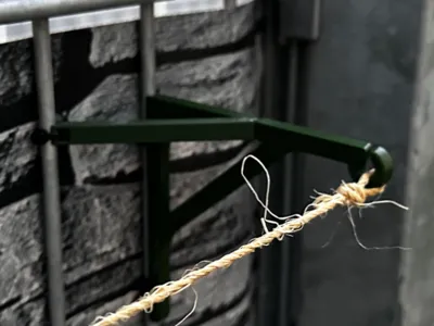 Climbing Aid for Wire Mesh Fence