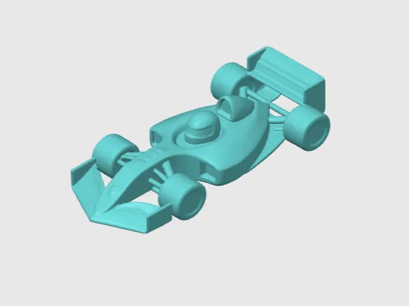 Miniature Formula 1 Race Car