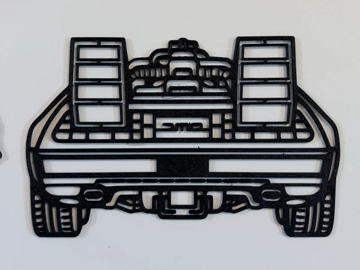 Déco murale 2D DeLorean DMC (grand format)