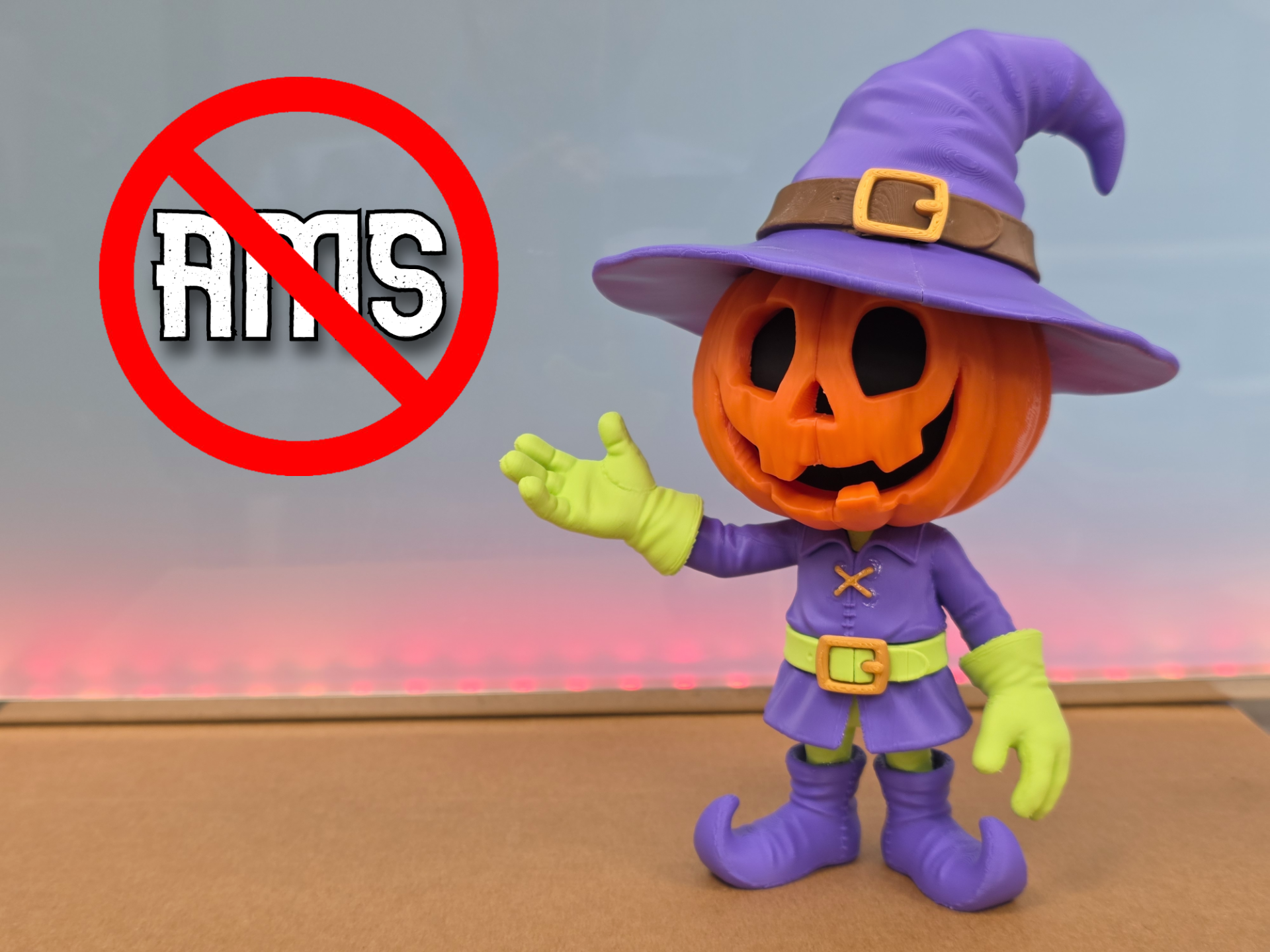 Pumpkin Witch Halloween / NO AMS - 1