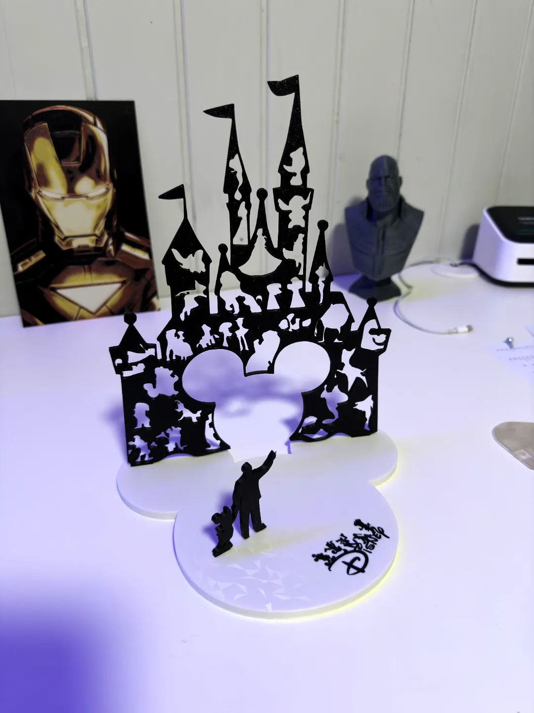 Disney Castle With Base view 3