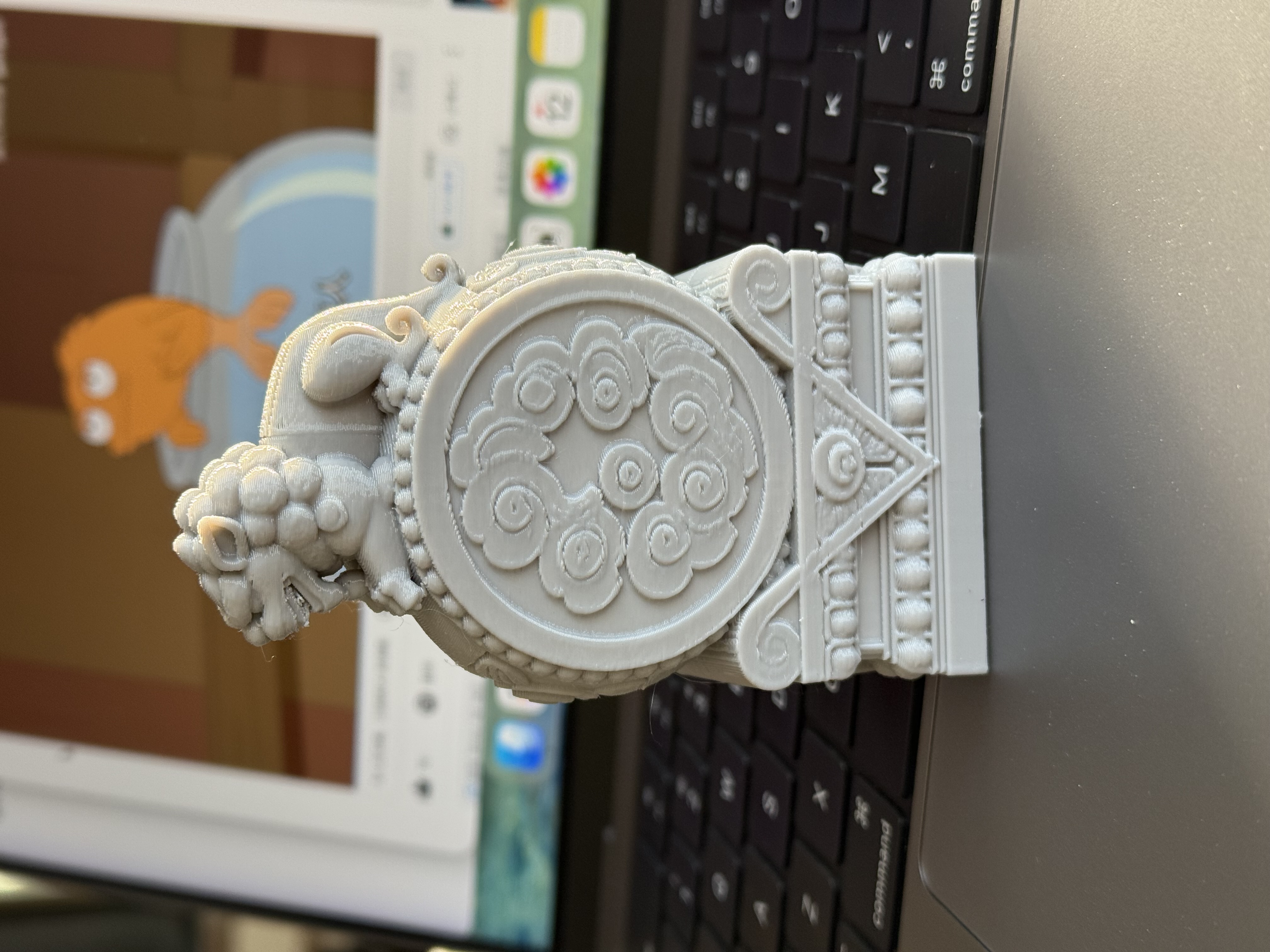 Miniatura 2 do modelo 3D 抱鼓石模型微缩景观造景