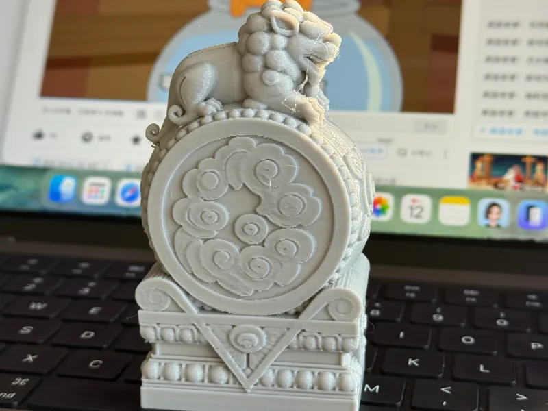 抱鼓石模型微缩景观造景