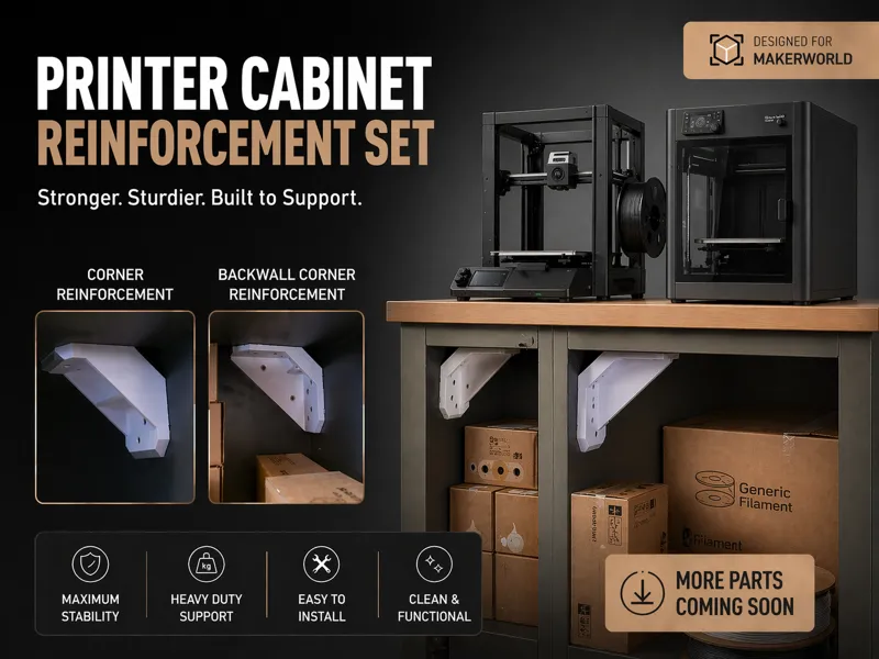 Extra strong backwall croner bracket