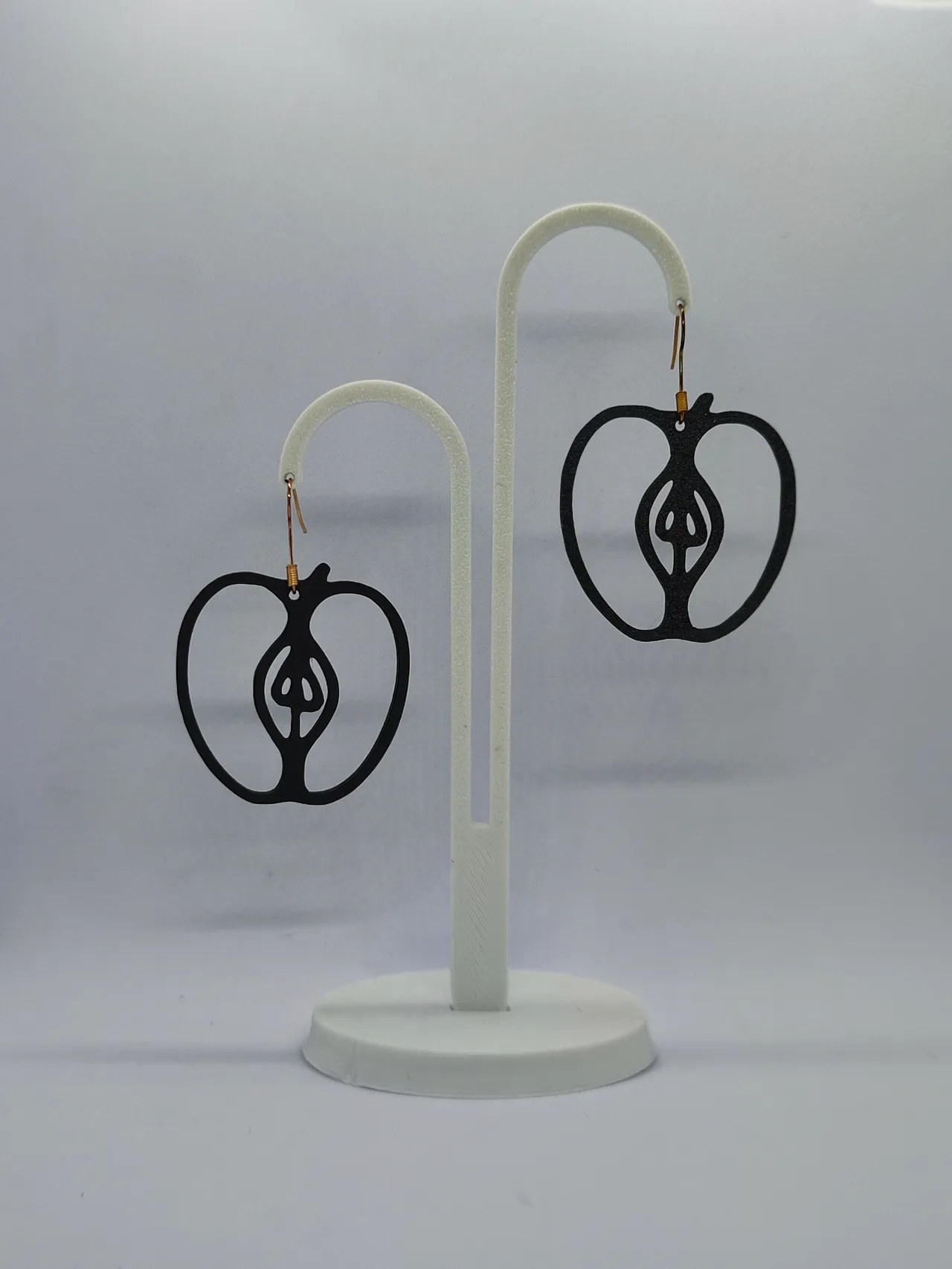 Aretes Corazón de Manzana view 2