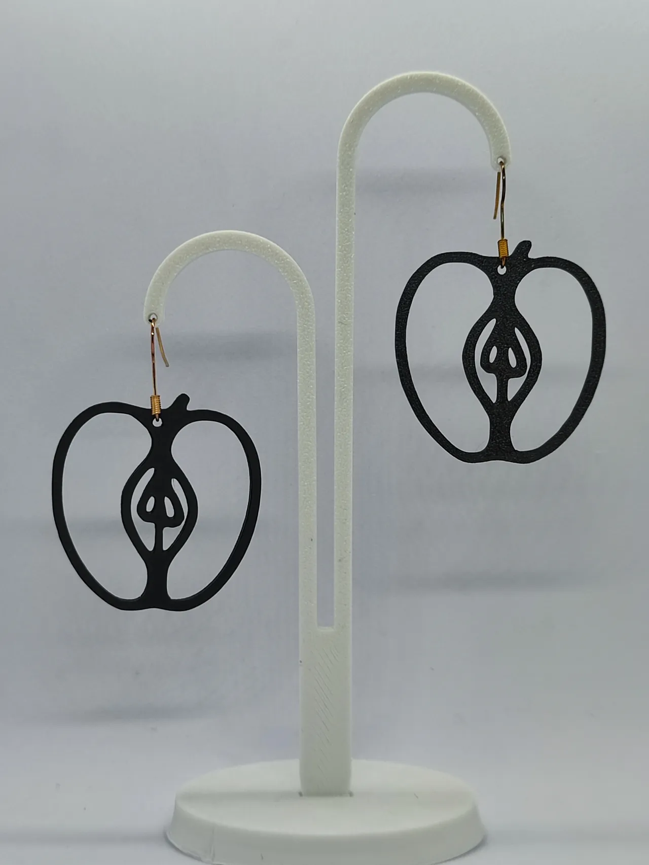 Aretes Corazón de Manzana view 3