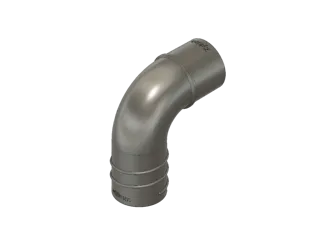 50mm Spiralschlauch auf Zyklon Adapter 90°
