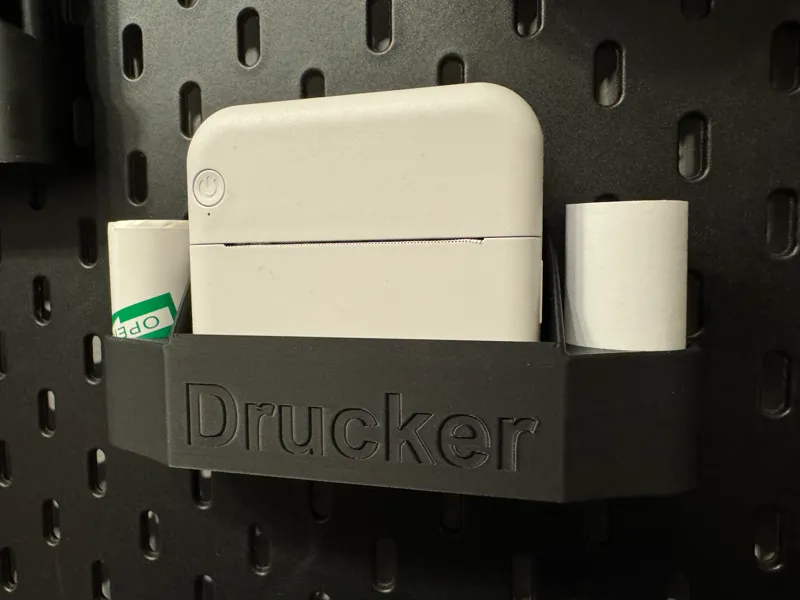 IKEA SKADIS Holder for Mini Thermal Label Printer
