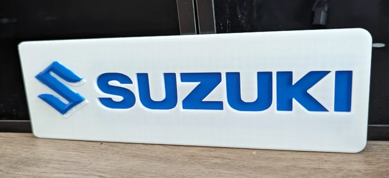 Suzuki Logo Plaque