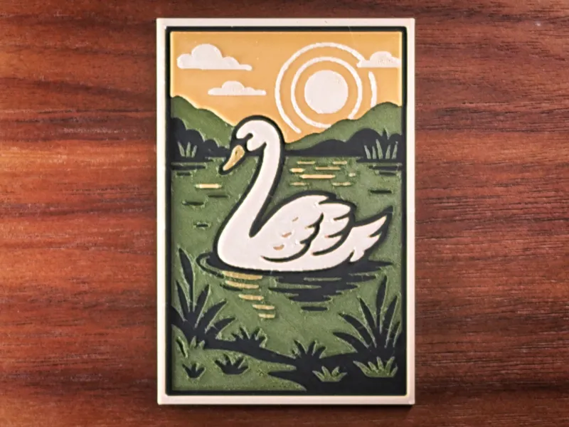 Swan and Sunset