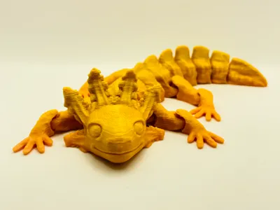 Very cute Axolotl - ARTICULATED - NO SUPPORTS 