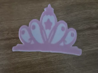 Princess crown straw topper 8mm