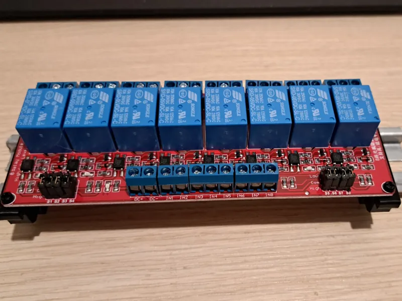DIN Mount for relay module