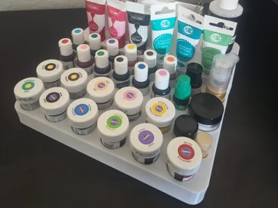 Universal Food Color Organizer (Wilton, ProGel)