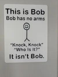 Bob has No Arms