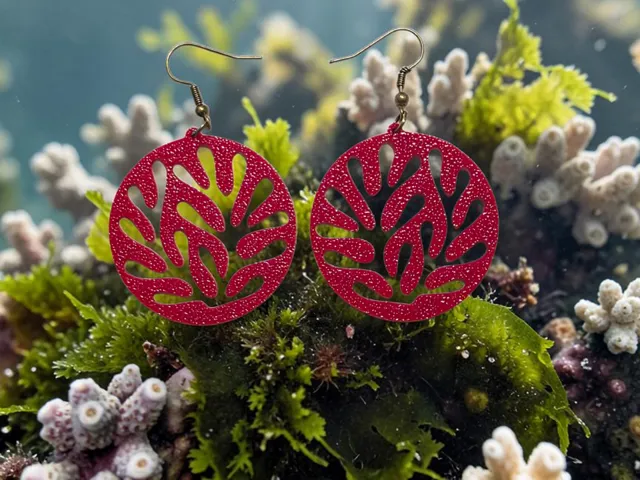 Sea branch earrings