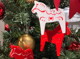 2026 Horse: Christmas ornament, magnet & keychain