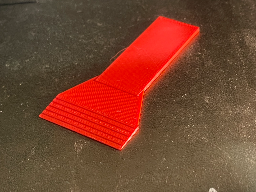 bed scraper print in place 