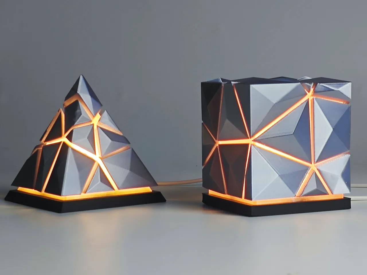 Fragments of Time Puzzle Lamp view 2