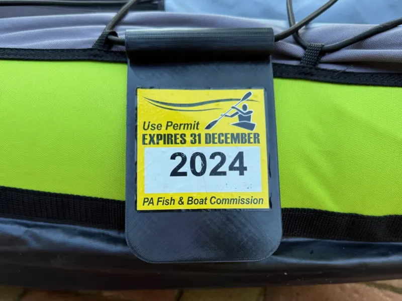 TPU Boat/Kayak Permit Holder (Simple Hang Tag)  