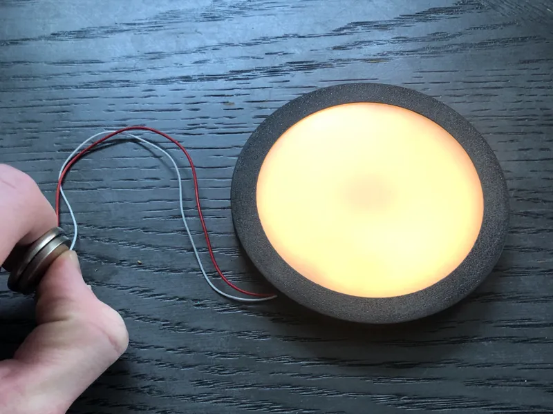 DIY Twist Locking Puck Light 