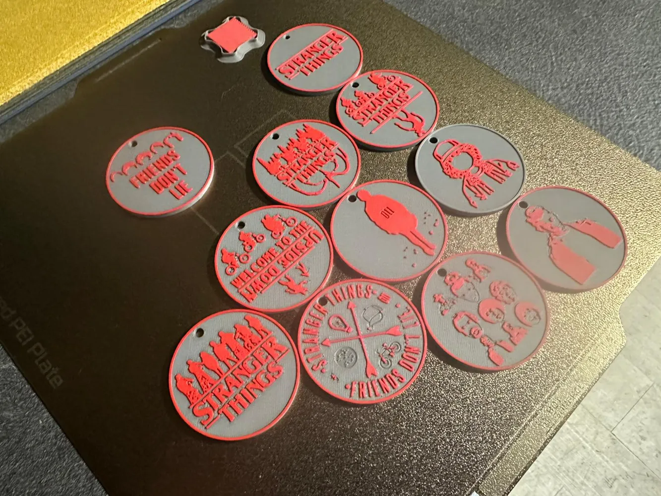 Stranger Things Keychain Pack – 11 Designs by Coltellimania 3D Lab ...