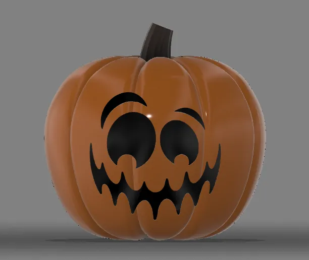 Pumpkin Jack O' Lantern - Free 3D Print Model - MakerWorld