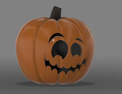 Pumpkin Jack O' Lantern - Free 3D Print Model - MakerWorld