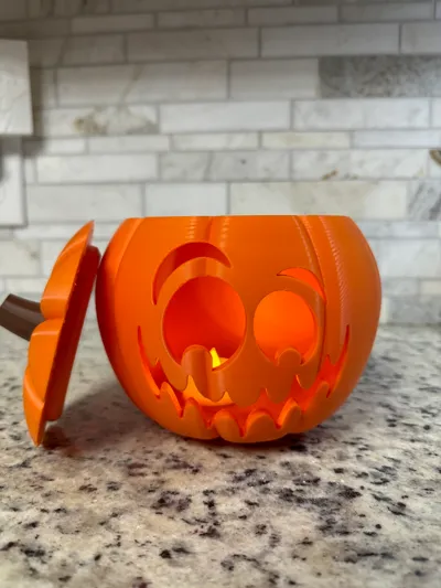 Pumpkin Jack O' Lantern - Free 3D Print Model - MakerWorld